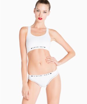 TWINSET IA61VV Reggiseno sportivo seamless bianco