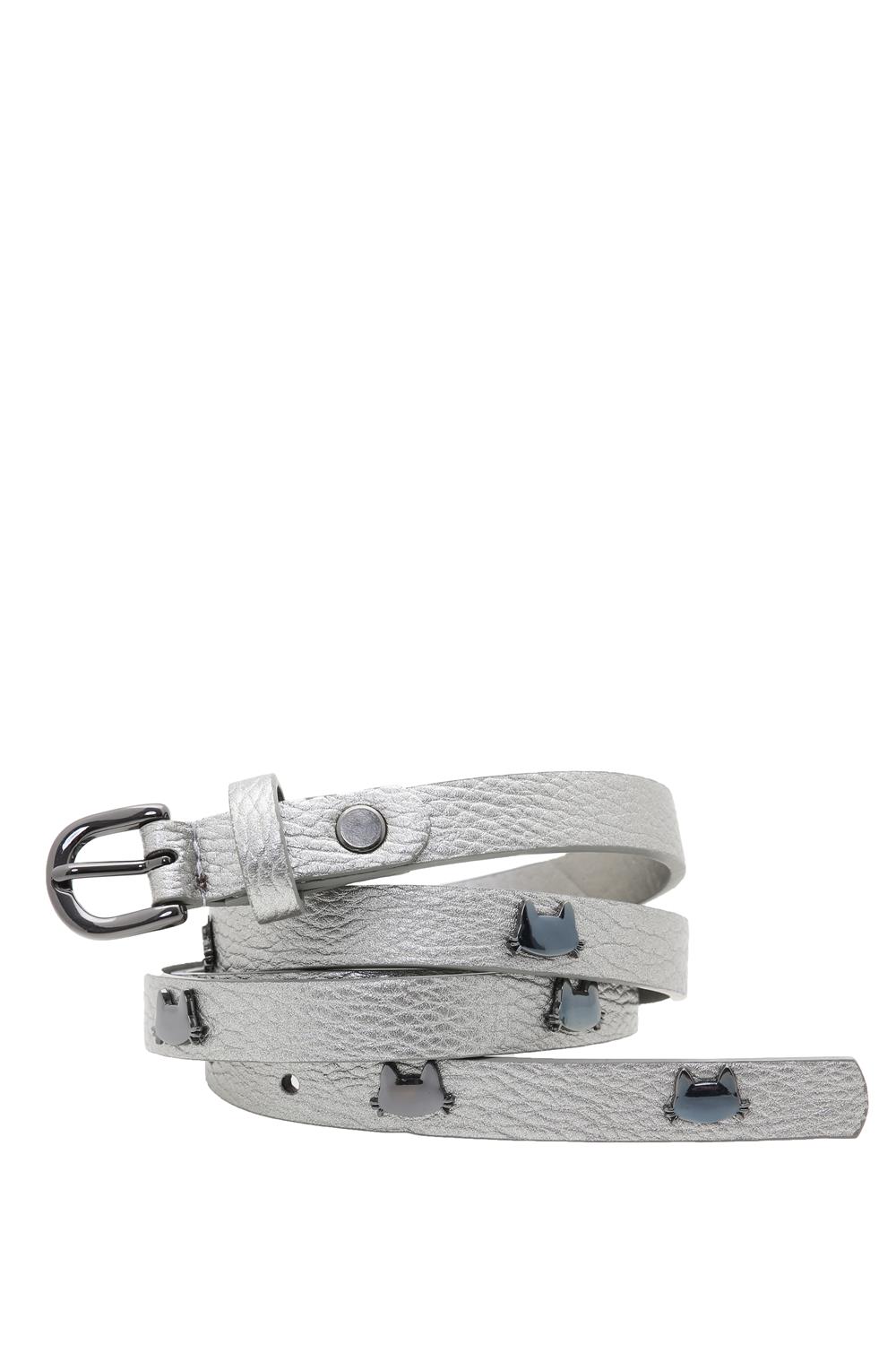 MIM MU Firenze CI 8126A Cintura canna di fucile con borchie gatto
