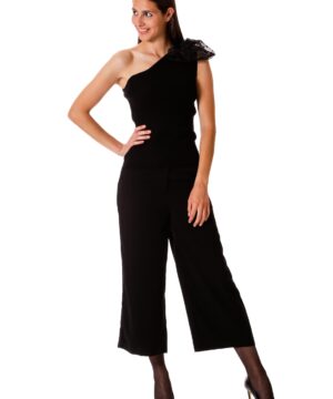 MIMÌ MUÀ Firenze SFAB-2202 Pantalone nero cropped basic