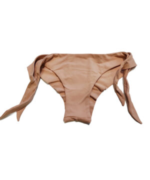 PEPITA 0102 Costume a brasiliana basic con fiocchi colore cipria