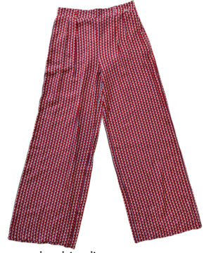 MIMÌ MUÀ Firenze ARAC-2274 Pantalone palazzo fantasia rombo