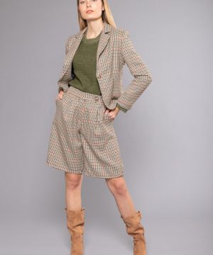 Mimì Muà Firenze MSAD-2366 Bermuda in pied de poule variopinto