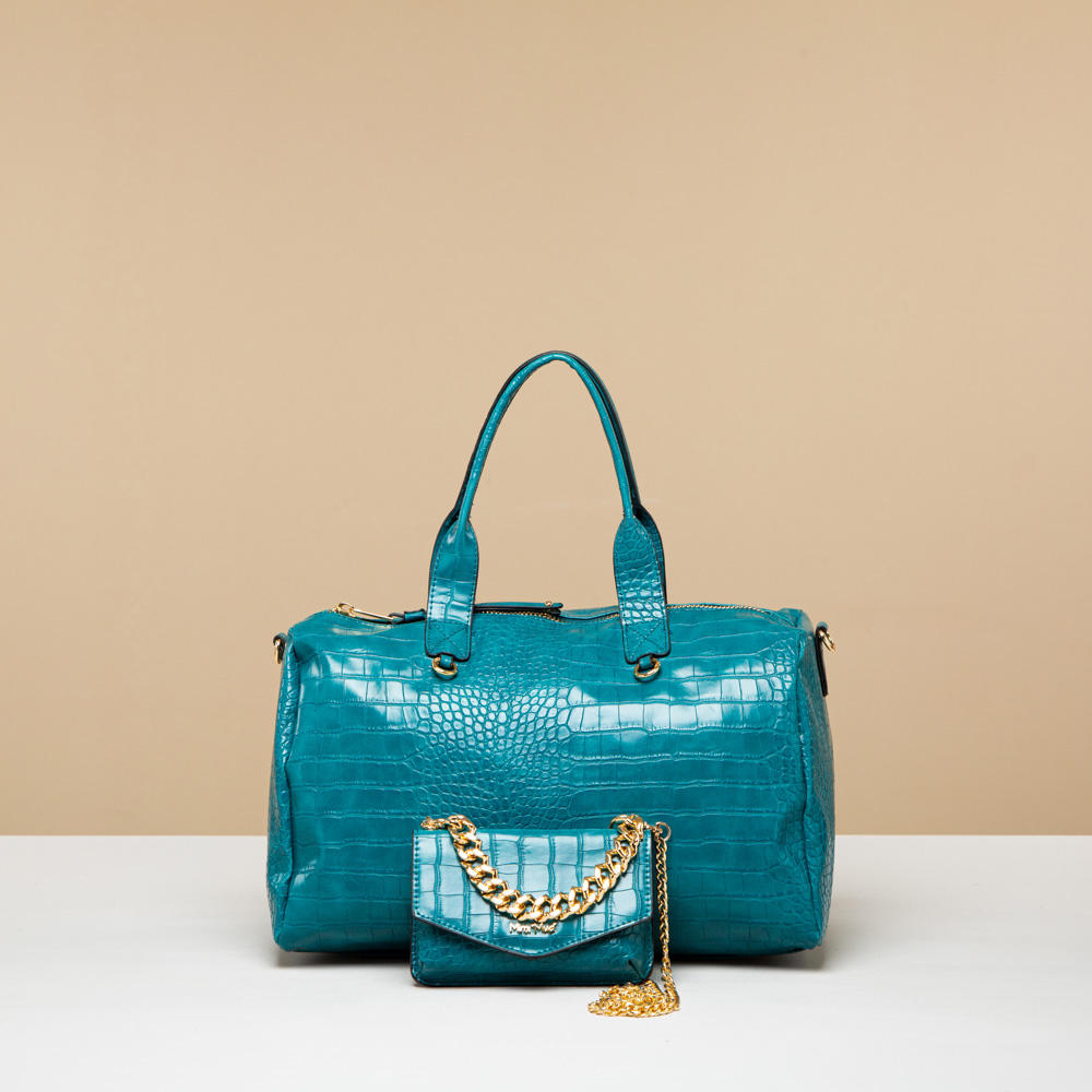 MIMI MUA Firenze M8 Y199898 Bauletto ottanio effetto cocco