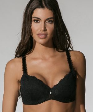 LUNA SPLENDIDA 13001 Reggiseno a balconcino Character nero