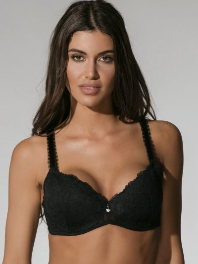 LUNA SPLENDIDA 13001 Reggiseno a balconcino Character nero