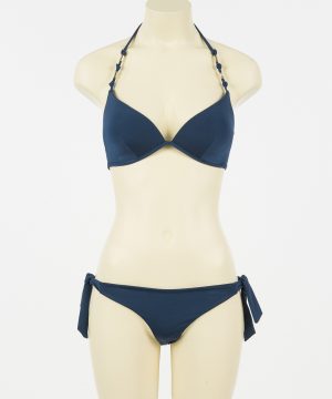 TWINSET 221LBMFVV Bikini con triangolo e brasiliana blu