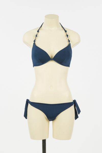 TWINSET 221LBMFVV Bikini con triangolo e brasiliana blu