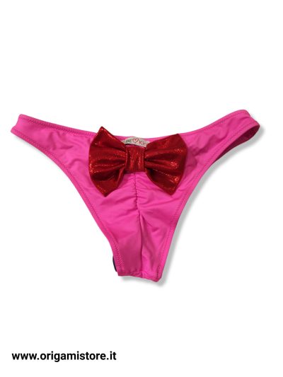2BEKINI 7564-42 Costume a brasiliana ribbon pink