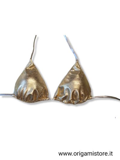 2BEKINI 2S22201-05 Costume a triangolo oro profili argento