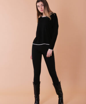 MIMÌ MUÀ Firenze ENAF-2430 Leggings basic nero