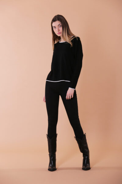 MIMÌ MUÀ Firenze ENAF-2430 Leggings basic nero
