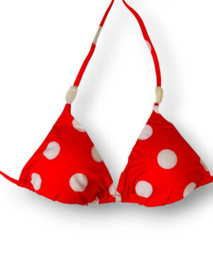 2BEKINI 2S23208-19 Costume a triangolo fantasia pois
