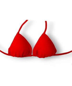 2BEKINI 2S23212-86 Costume a triangolo costina rosso