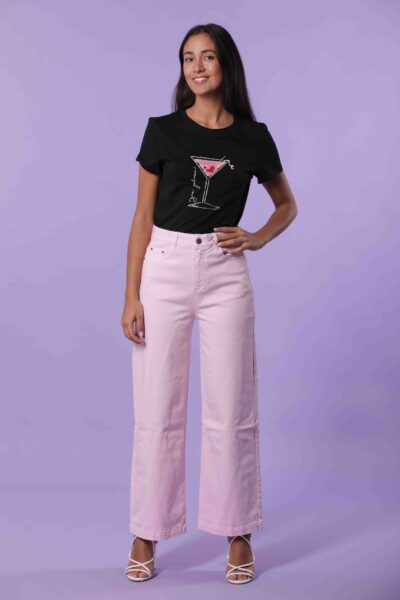 MIMÌ MUÀ Firenze JRAG-2508 Jeans marine rosa