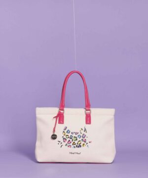 MIMÌ MUÀ Firenze M8-Y200543 Shopper fucsia piccola con gatto