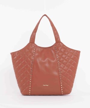 MIMÌ MUÀ Firenze M8-Y200627 Shopper cuoio trapuntata con borchie