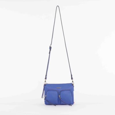 MIMÌ MUÀ Firenze M8-Y200631 Borsa tracolla bluette con tasche