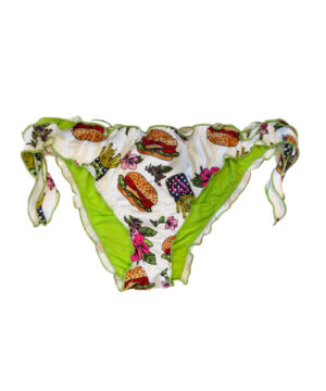 2BEKINI 7451-13 Costume a slip fiocchi fantasia food