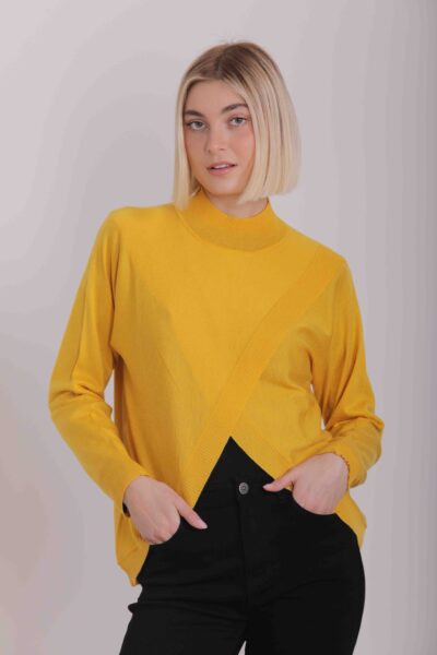 MIMÌ MUÀ Firenze AFAH-3544 Maglia a lupetto ocra