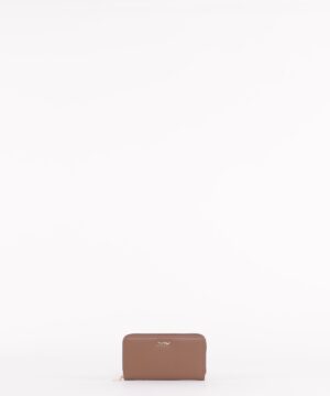 MIMÌ MUÀ Firenze M9-Z200712 Portafoglio grande taupe dettaglio nylon