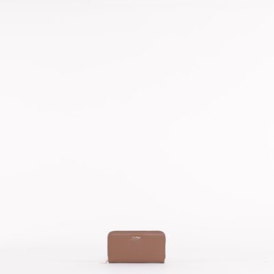 MIMÌ MUÀ Firenze M9-Z200712 Portafoglio grande taupe dettaglio nylon