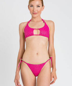 TWINSET 241LBMD23 Bikini triangolo da bagno e tanga ricamo