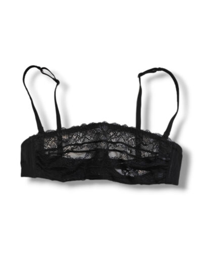 VERDISSIMA E7HGE26 Reggiseno a fascia nero con pizzo