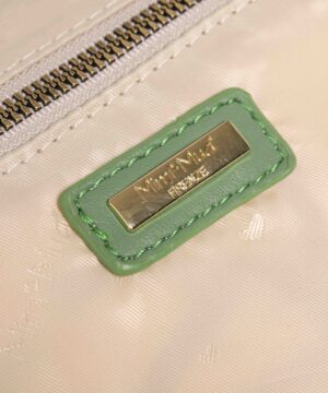 MIMÌ MUÀ Firenze M8-Y200797 Borsa hobo verde traforata