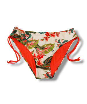 LIU JO VA4051J6448 Slip da bagno bianco stampa jungle