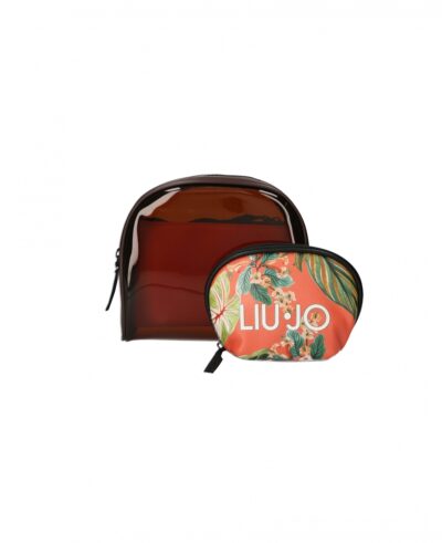 LIU JO VA4201T0300 Set di 3 pouch corallo