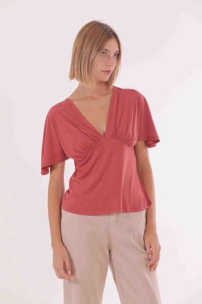 MIMÌ MUÀ Firenze MSAI-1650 Blusa in ity bruciato