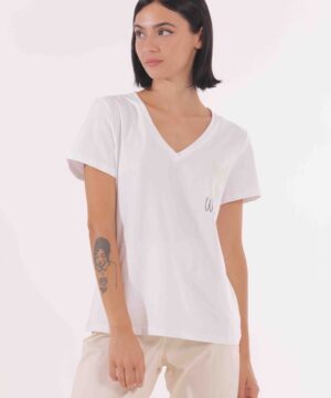 MIMÌ MUÀ Firenze RFAI-1676 T-shirt bianco 