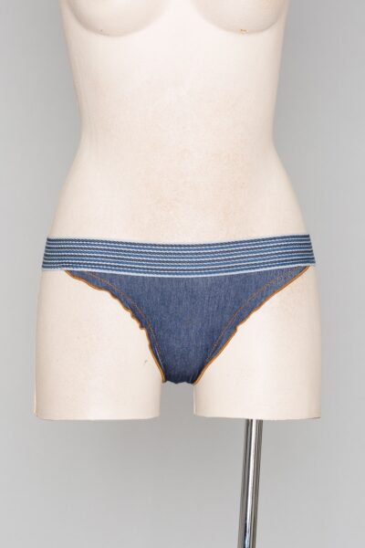 TWINSET BS7D77 Tanga da bagno chambray blu