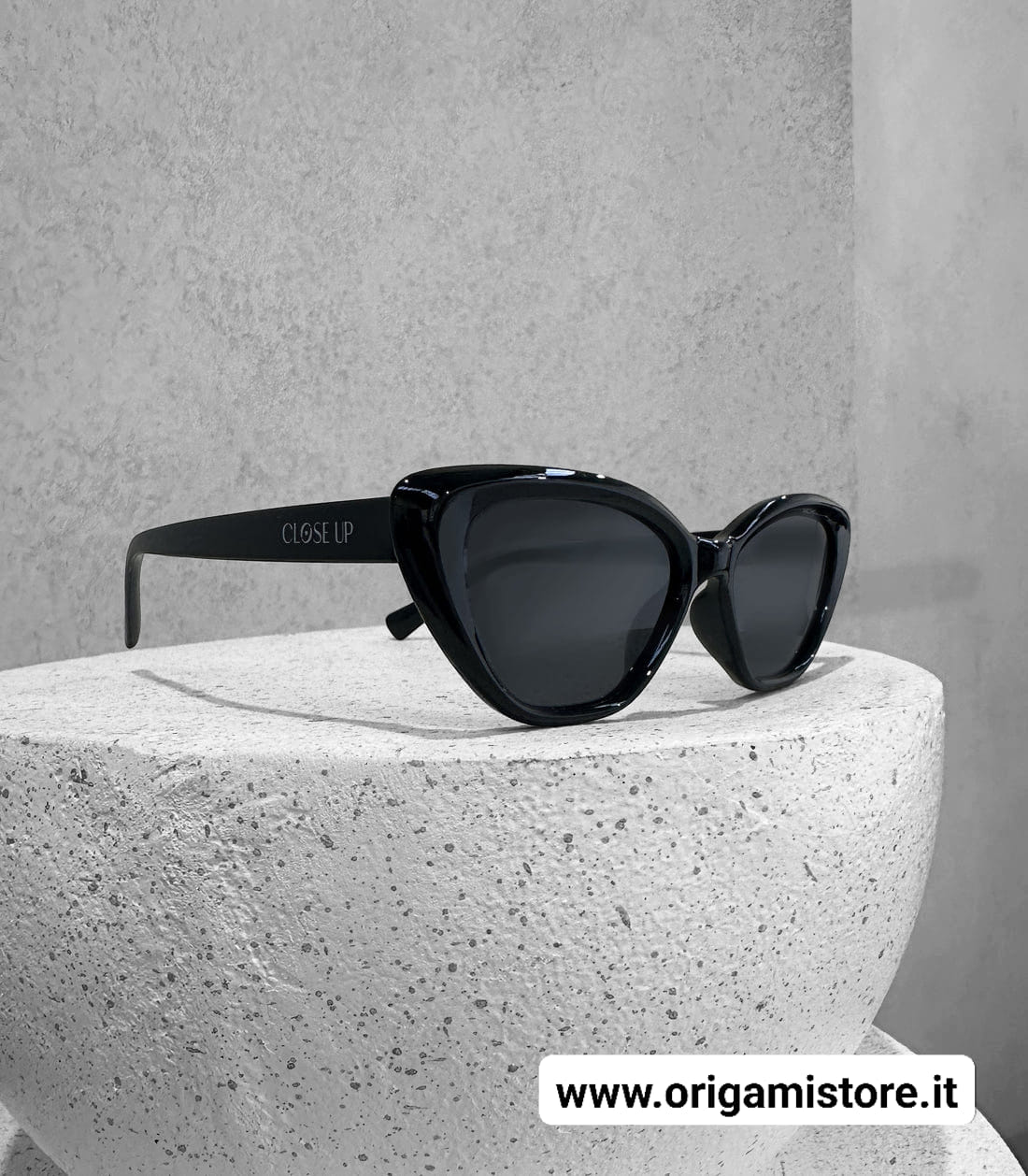 Close Up SG008 Occhiali da sole cat eye nero