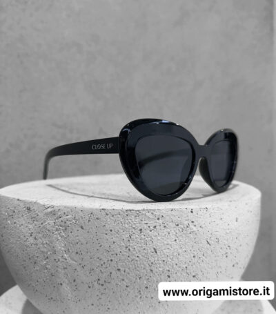 Close Up SG009 Occhiali da sole ovali nero