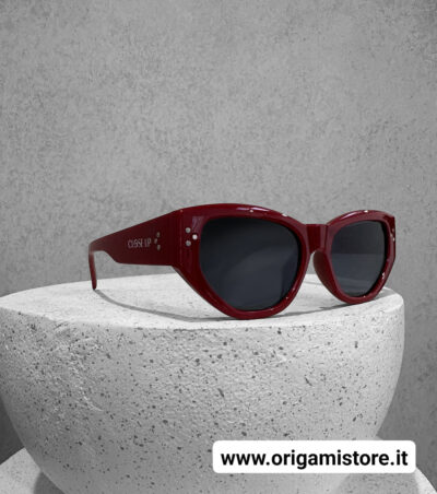 Close Up SG010 Occhiali da sole squadrati rosso