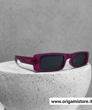Close Up SG013 Occhiali da sole rettangolari fucsia