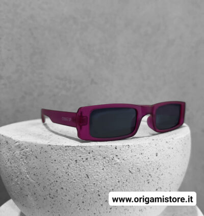 Close Up SG013 Occhiali da sole rettangolari fucsia