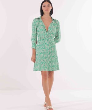 MIMÌ MUÀ Firenze JJAI-4336 Abito fantasia ubud verde