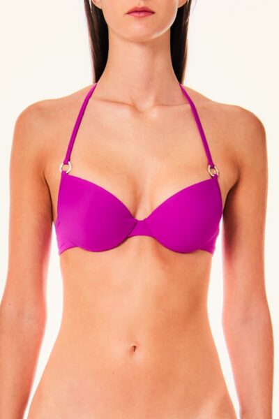 LIU JO VA4166J5885 Push up da bagno fucsia con anelli