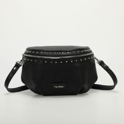 MIMÌ MUÀ Firenze M8-Y200943 Borsa marsupio nero con borchie