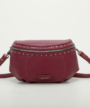 MIMÌ MUÀ Firenze M8-Y200943 Borsa marsupio mora con borchie