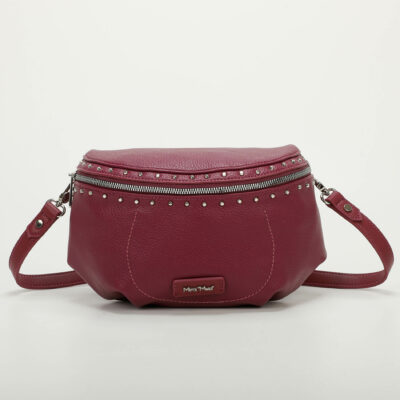 MIMÌ MUÀ Firenze M8-Y200943 Borsa marsupio mora con borchie