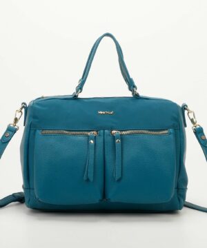 MIMÌ MUÀ Firenze M8-Y200950 Borsa a mano ottanio con tasche