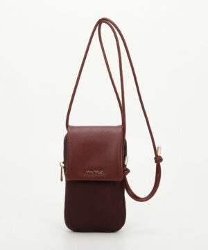 MIMÌ MUÀ Firenze M8-Y200956 Borsa a tracolla bordeaux in nylon