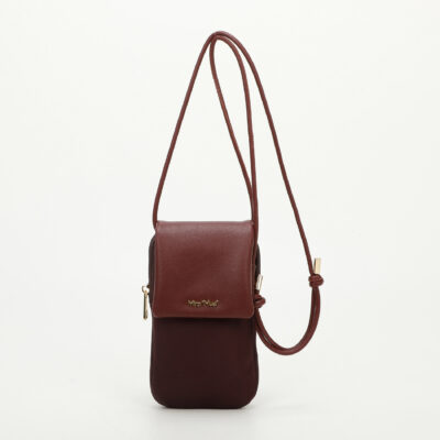 MIMÌ MUÀ Firenze M8-Y200956 Borsa a tracolla bordeaux in nylon
