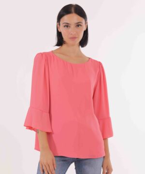 MIMÌ MUÀ Firenze MSAI-1645 Blusa pesca maniche tre quarti