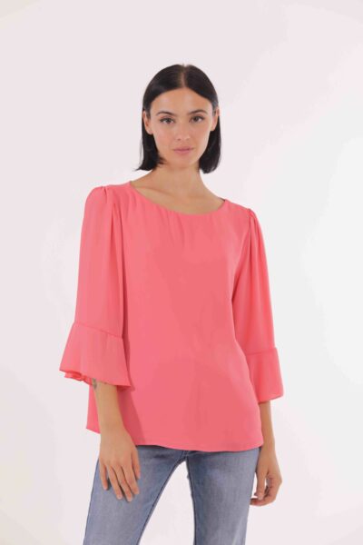 MIMÌ MUÀ Firenze MSAI-1645 Blusa pesca maniche tre quarti