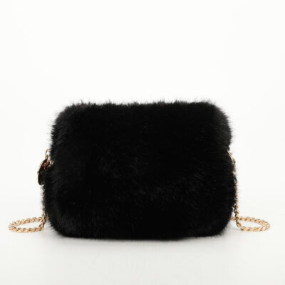 MIMÌ MUÀ Firenze M8-H200984 Borsa a tracolla nero ecofur