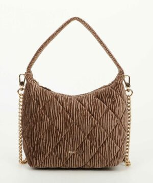 MIMÌ MUÀ Firenze M8-H200985 Borsa bronzo effetto velluto